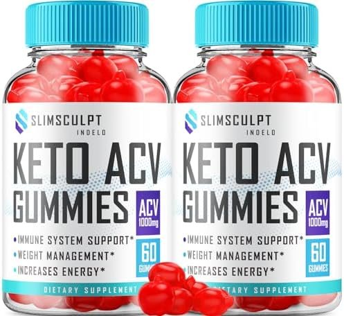 (2 Pack) Slimsculpt Keto ACV Weight Loss Gummies - Advanced Formula ...